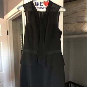Black sleeveless dress